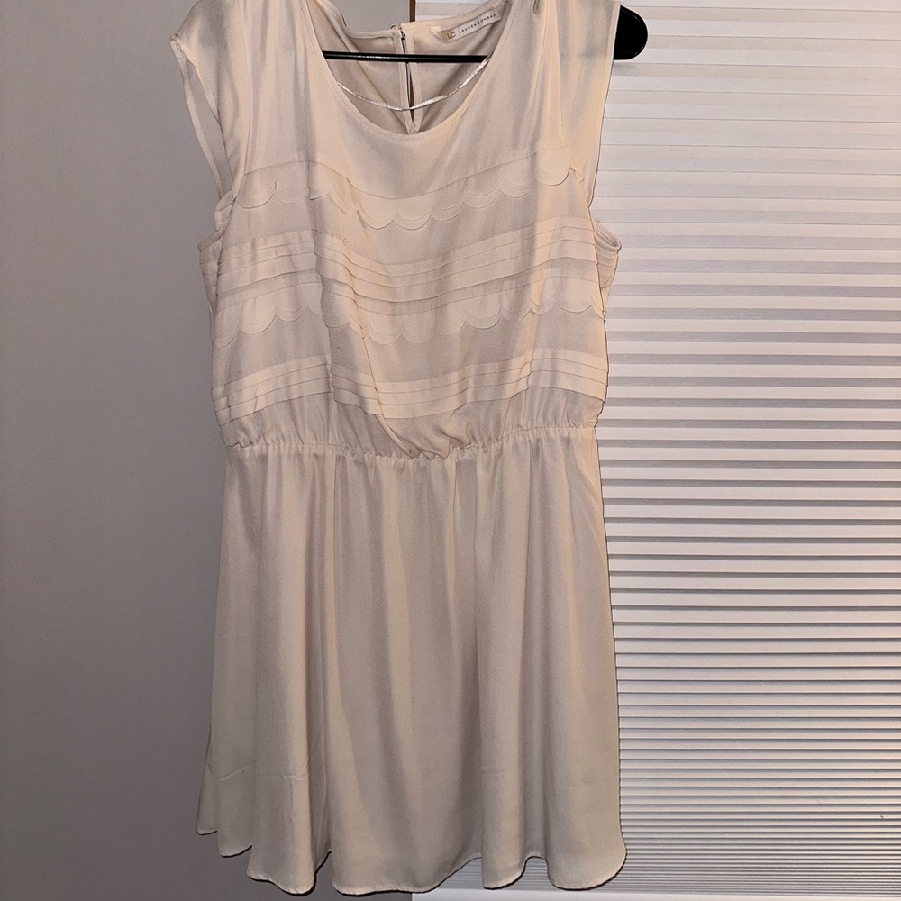 (send offers) 
NBW cream dress